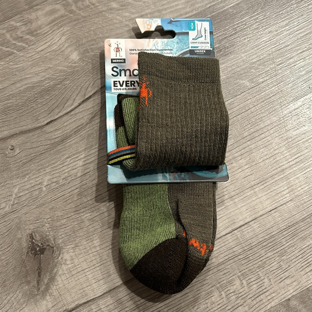 SMARTWOOL | WINTER MOSS EVERYDAY SOLID RIB CREW SOCK (UNISEX)